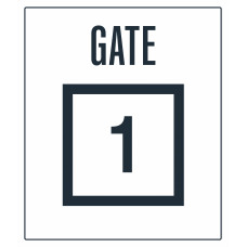 Gate Number, 36"x42"
