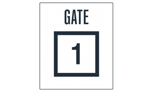 Gate Number, 36"x42"