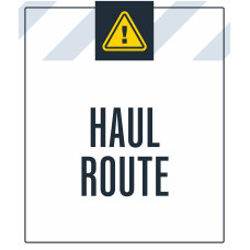 Haul Route, 36"x42"