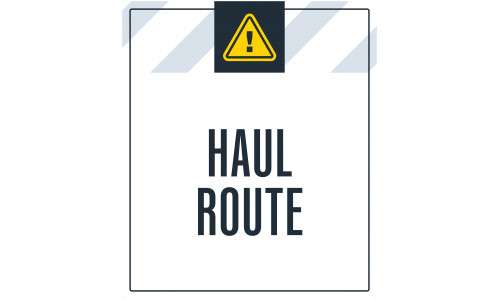 Haul Route, 36"x42"