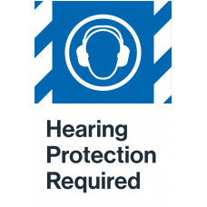 Hearing Protection Required, 24"x36"