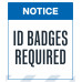 ID Badges Required, 36"x42"
