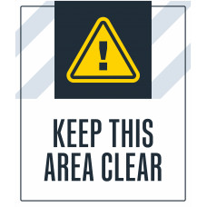 Keep Area Clean, 36"x42"