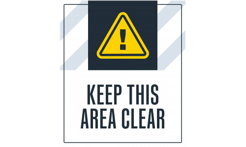 Keep Area Clean, 36"x42"