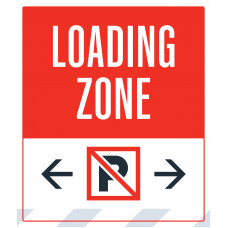 Loading Zone Double Arrows, 36"x42"