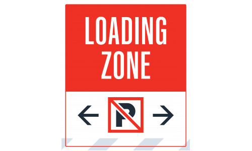 Loading Zone Double Arrows, 36"x42"