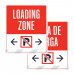 Loading Zone Double Arrows, 36"x42"