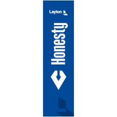 Layton MC Tall Signs, 24"x90" - HONESTY (SLC1)
