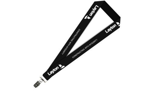 Lanyards, 3/4" Polyester with Bulldog Clip (Wordmark Decoration) Lanyards, 3/4" Polyester with Bulldog Clip (Wordmark Decoration)