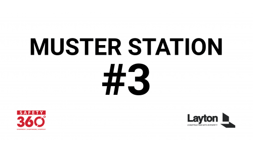 Muster Station #3 Sign