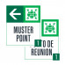 Muster Point Left Arrow, 36"x42"