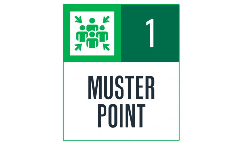 Muster Point Number, 36"x42" Muster Point Number, 36"x42"
