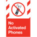 No Activated Phones, 24"x36"
