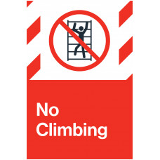 No Climbing, 24"x36"