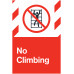 No Climbing, 24"x36"