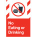 No Eating or Drinking, 24"x36"