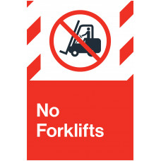 No Forklifts, 24"x36"