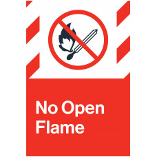 No Open Flame, 24"x36"