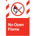 No Open Flame, 24"x36"