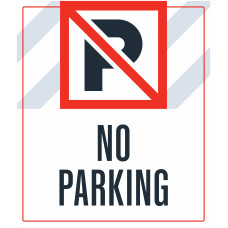 No Parking, 36"x42"