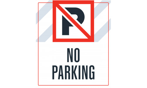 No Parking, 36"x42"