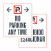 No Parking Any Time, 36"x42"