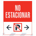No Parking Double Arrows, 36"x42"