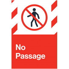 No Passage, 24"x36"