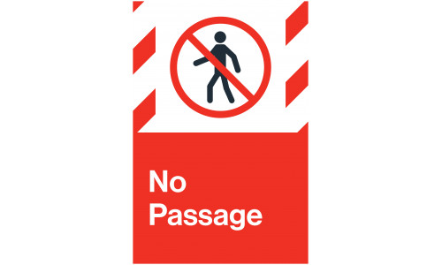 No Passage, 24"x36"