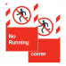 No Running, 24"36"