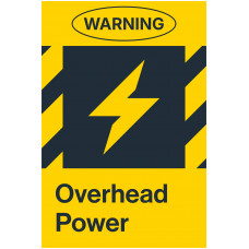Overhead Power, 24"x36"