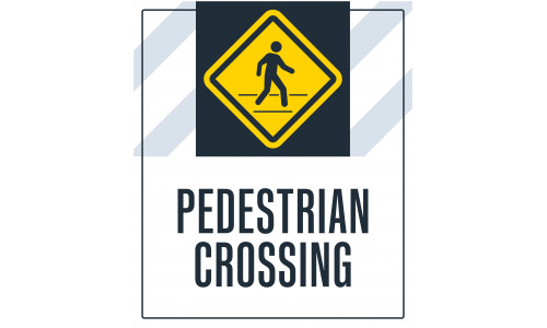Pedestrian Crossing, 36"x42"