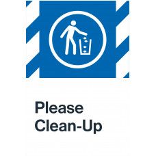 Please Clean-Up, 24"x36"