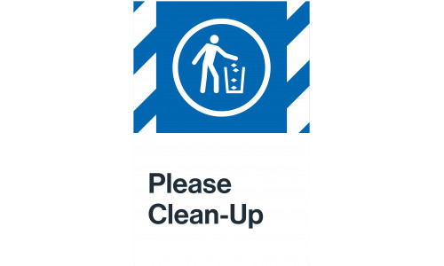 Please Clean-Up, 24"x36"