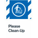 Please Clean-Up, 24"x36"