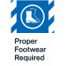 Proper Footwear  Required, 24"x36"