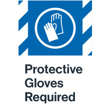 Proper Gloves Required, 24"x36"'
