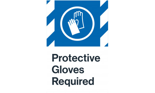 Proper Gloves Required, 24"x36"
