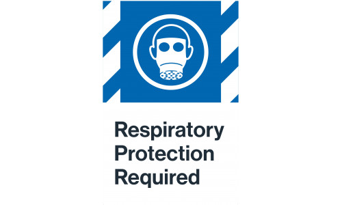 Respiratory Protection Required, 24"x36"