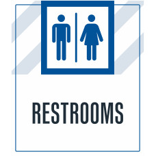 Restrooms, 36"x42"
