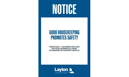 Housekeeping Requirements