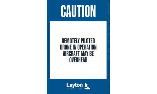 Remotely Piloted Drone In Operation