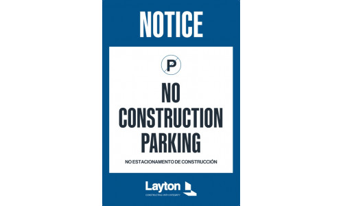 No Construction Parking