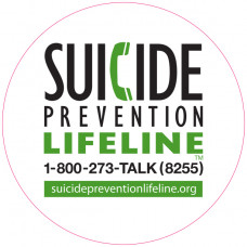 Suicide Prevention-ENGLISH (Hard Hat Sticker)