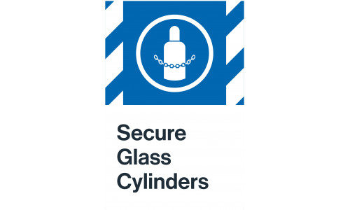 Secure Glass Cylinders, 24"x36"