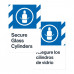 Secure Glass Cylinders, 24"x36"