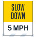 Slow Down 5 MPH, 36"x42"