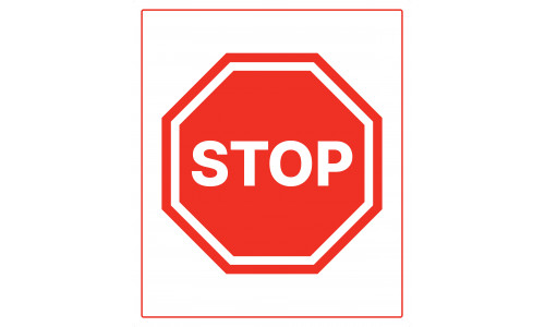 Stop, 36"x42"