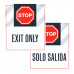 Stop Exit Only, 36"x42"