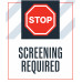 Stop Screening Required, 36"x42"